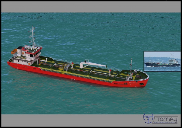 800 DWT OIL PRODUCT TANKER